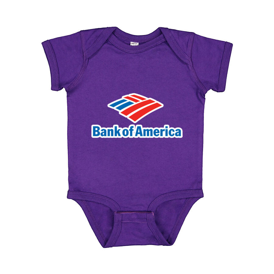 Bank of America Baby Romper Onesie - Purple