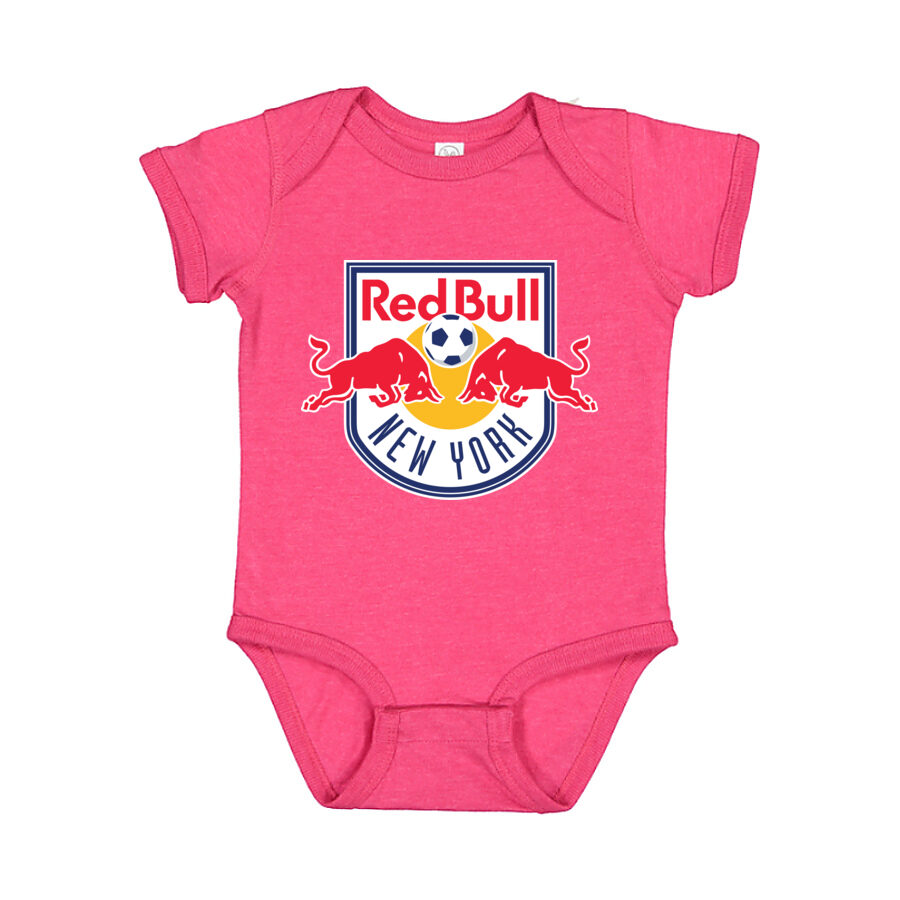 New York Red Bulls Baby Romper Onesie - Pink
