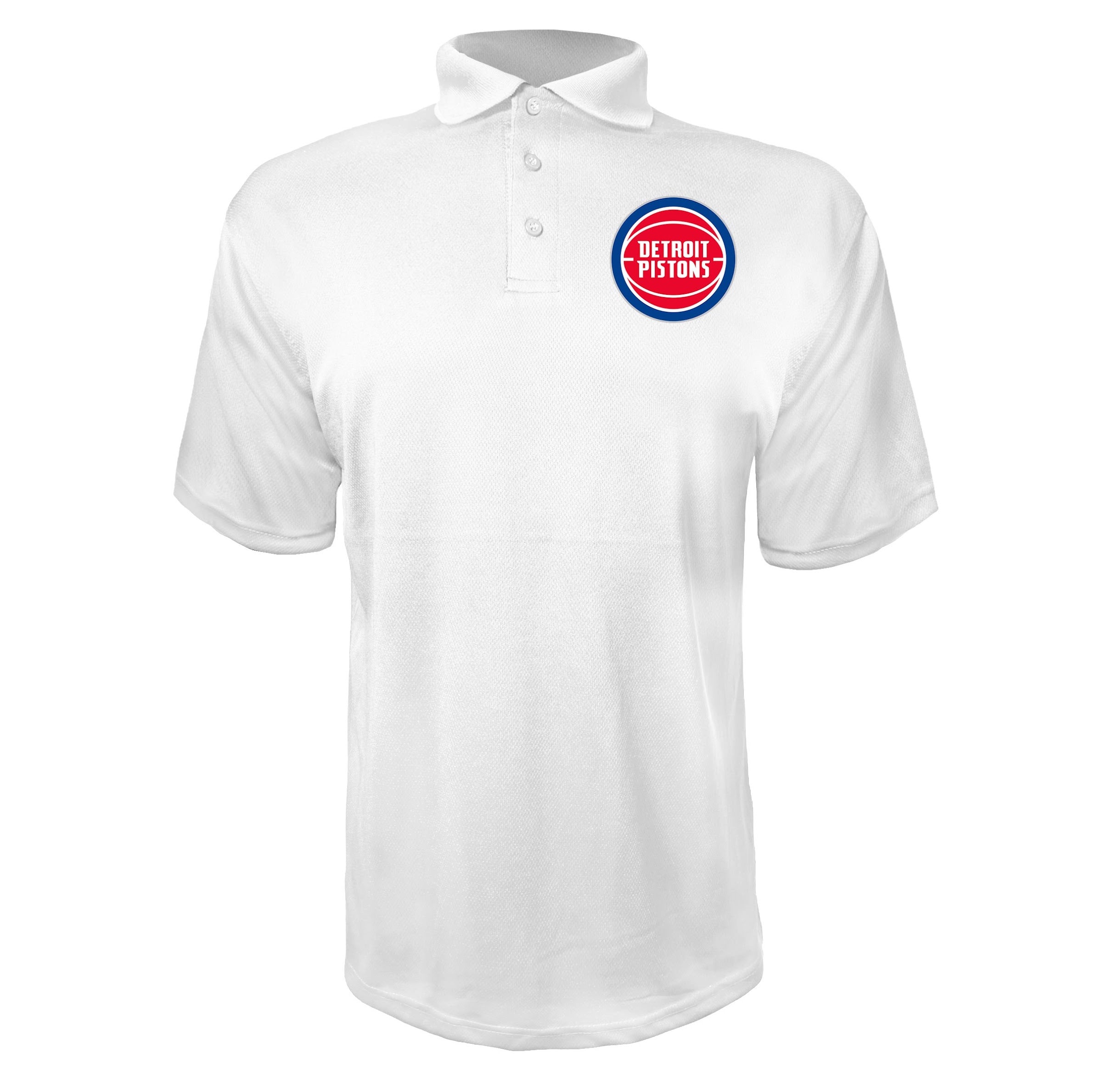 Detroit Pistons White polyester polo