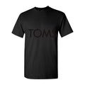 Men's Toms Logo Cotton T-Shirt - Black