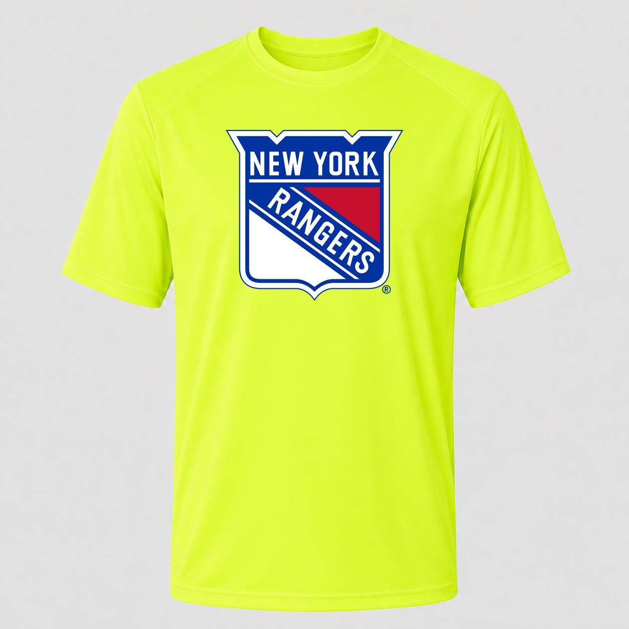 Men's New York Rangers Performance T-Shirt - Safety Green