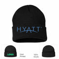Hyatt Black Beanie Hat