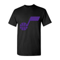 Men's Utah Jazz Cotton T-Shirt - Black
