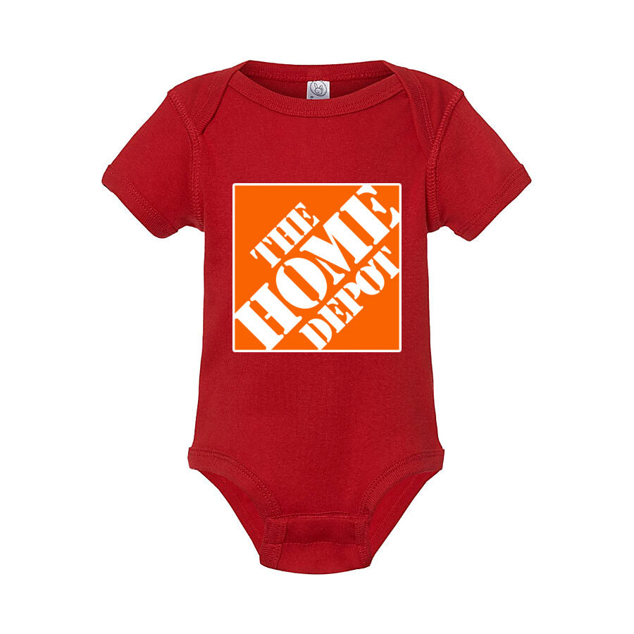 The Home Depot Baby Romper Onesie - Red