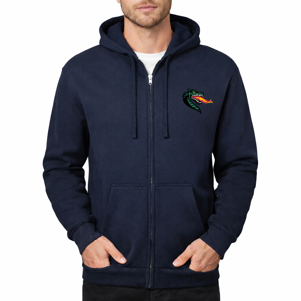 Men's UAB Blazers Zipper Hoodie - Navy