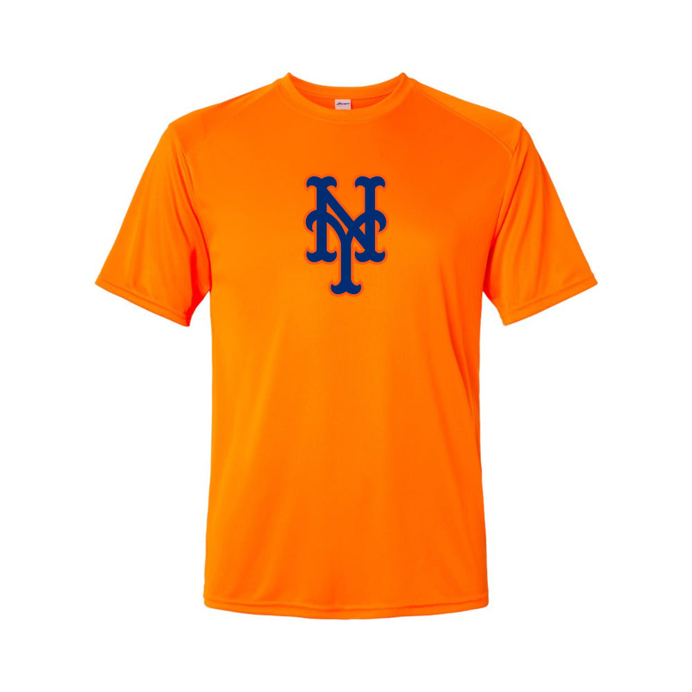 New York Mets Polyester T-Shirt - Orange
