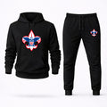 Boy Scout Hoodie and Joggers Set - Black