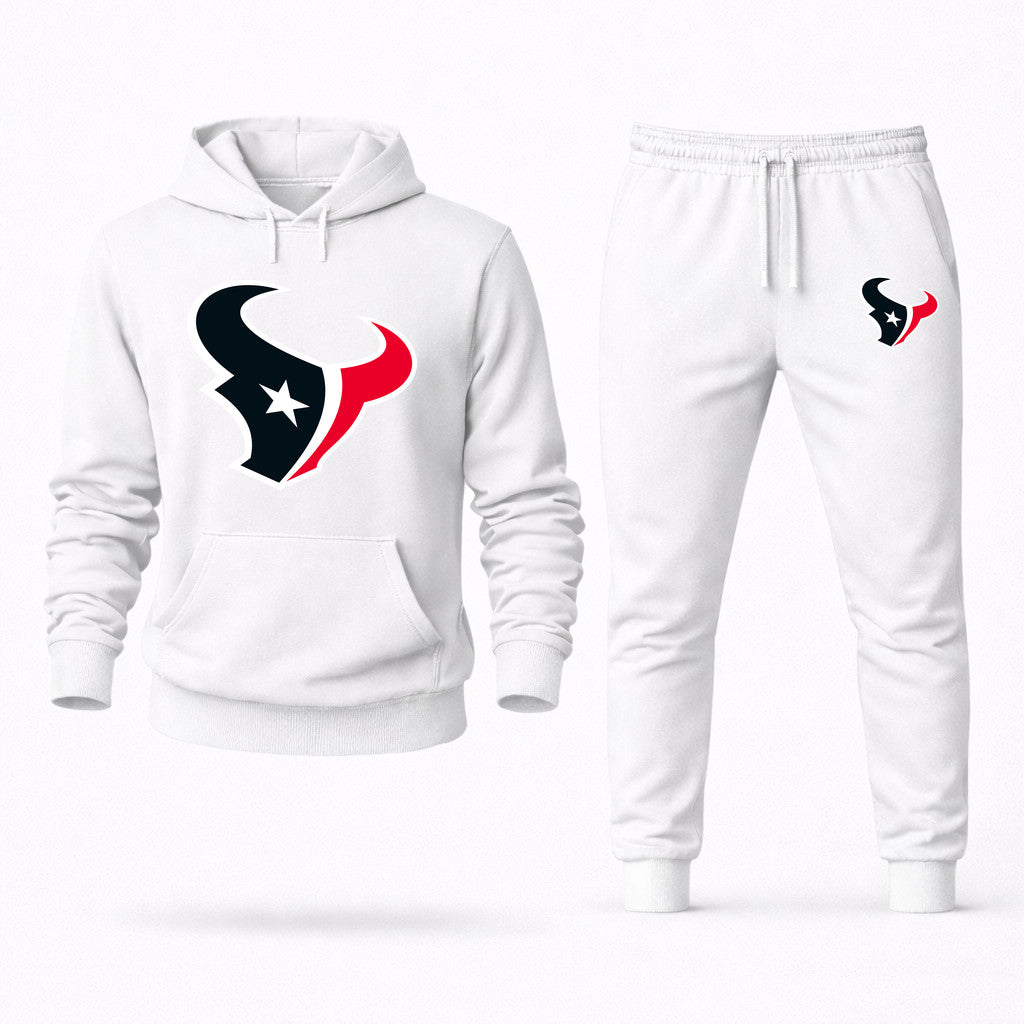Houston Texans Hoodie and Joggers Set - White