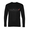Men's Verizon Polyester Long Sleeve T-Shirt - Black
