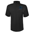 Miami Marlins Black polyester polo