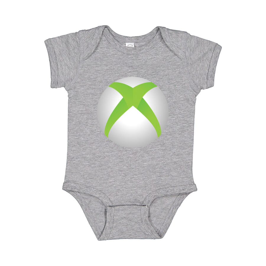 Xbox Gaming Baby Romper Onesie - Gray