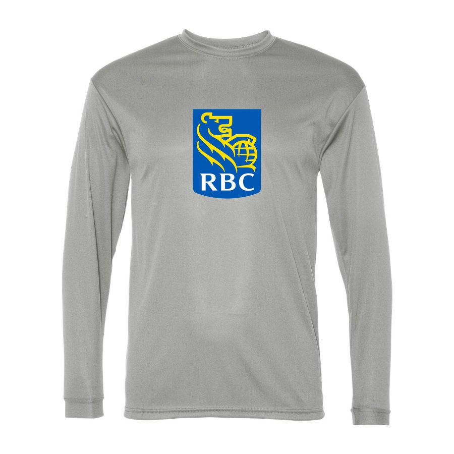 Men's RBC Polyester Long Sleeve T-Shirt - Silver