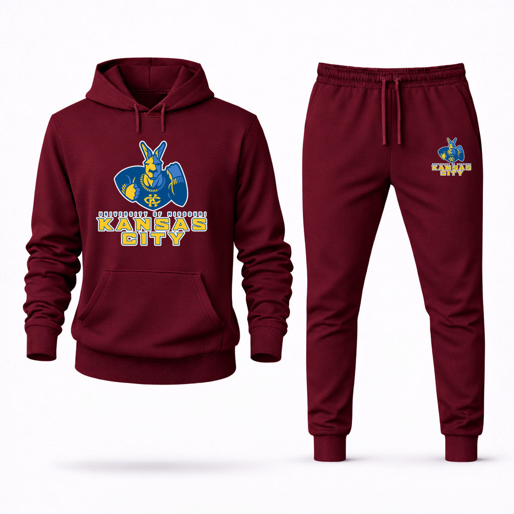 UMKC Kangaroos Hoodie and Joggers Set - Burgundy