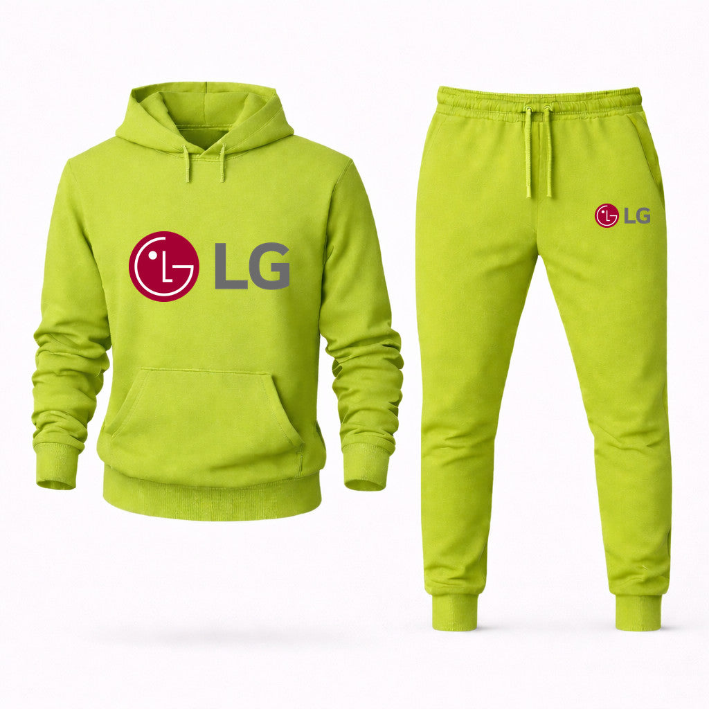 LG Hoodie and Joggers Set - Lime Green