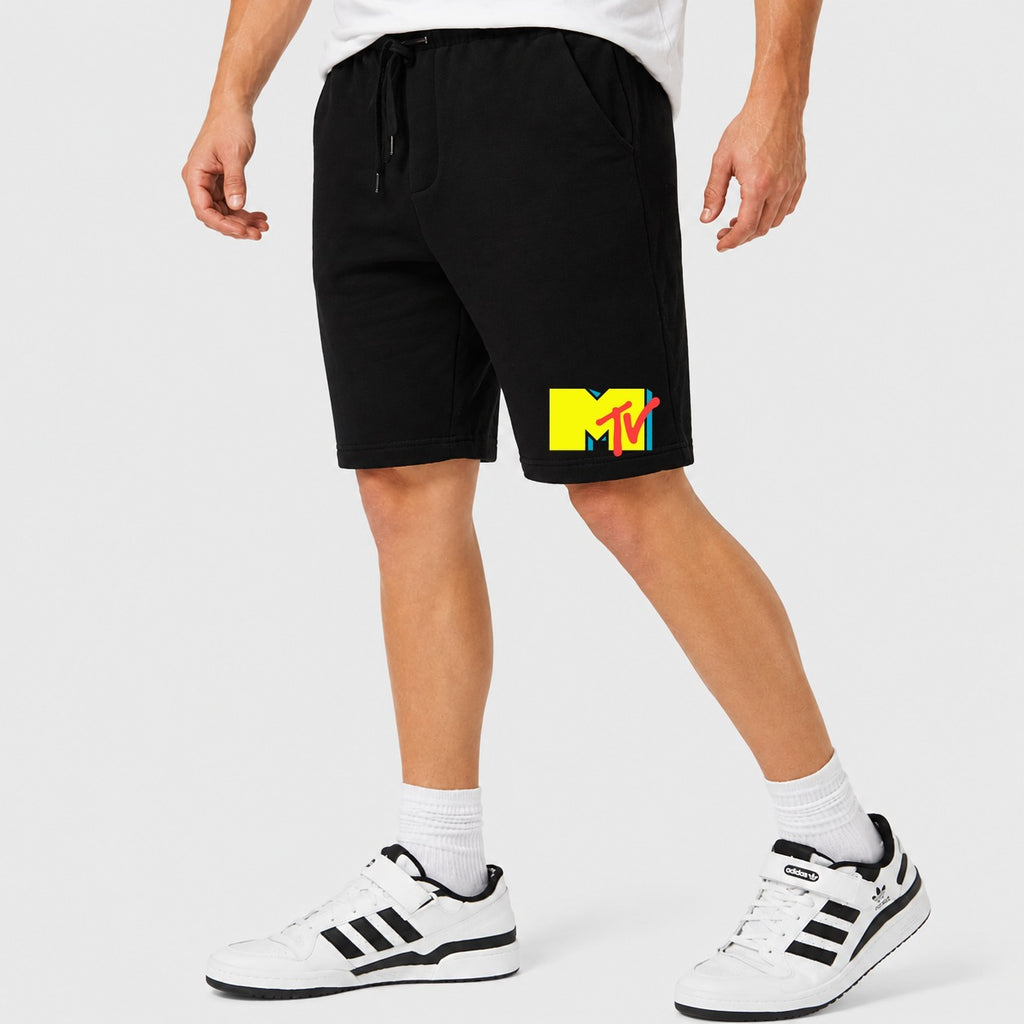Men's MTV Cotton Shorts - Black