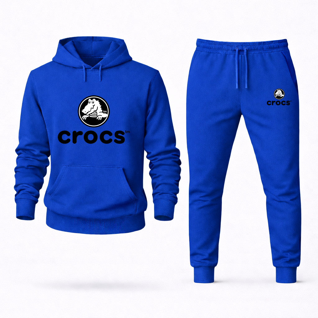 Crocs Hoodie and Joggers Set - Blue