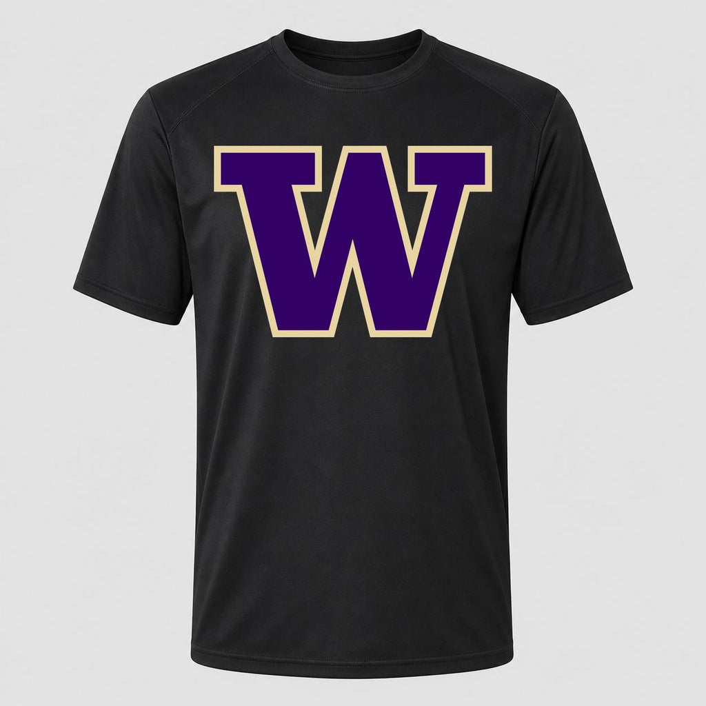 Men's Washington Huskies Performance T-Shirt - Black