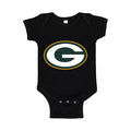 Green Bay Packers Baby Romper Onesie - Black