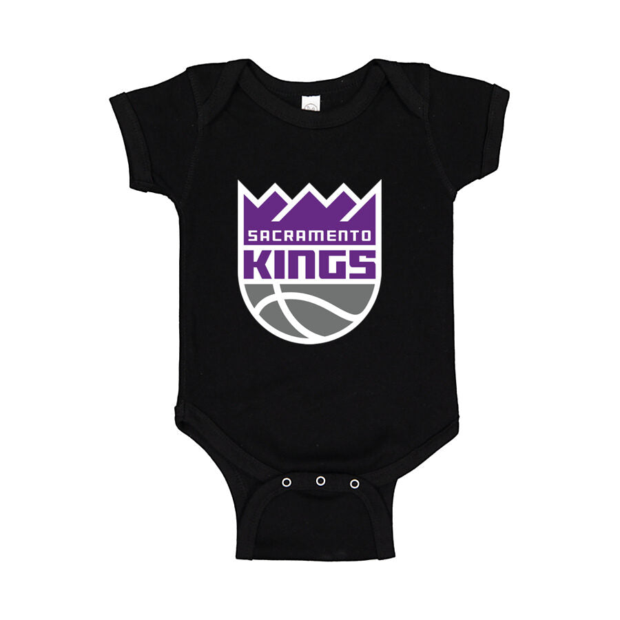 Sacramento Kings Baby Romper Onesie - Black