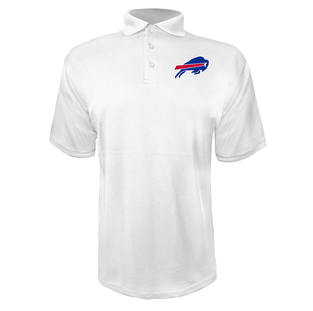 Buffalo Bills White polyester polo