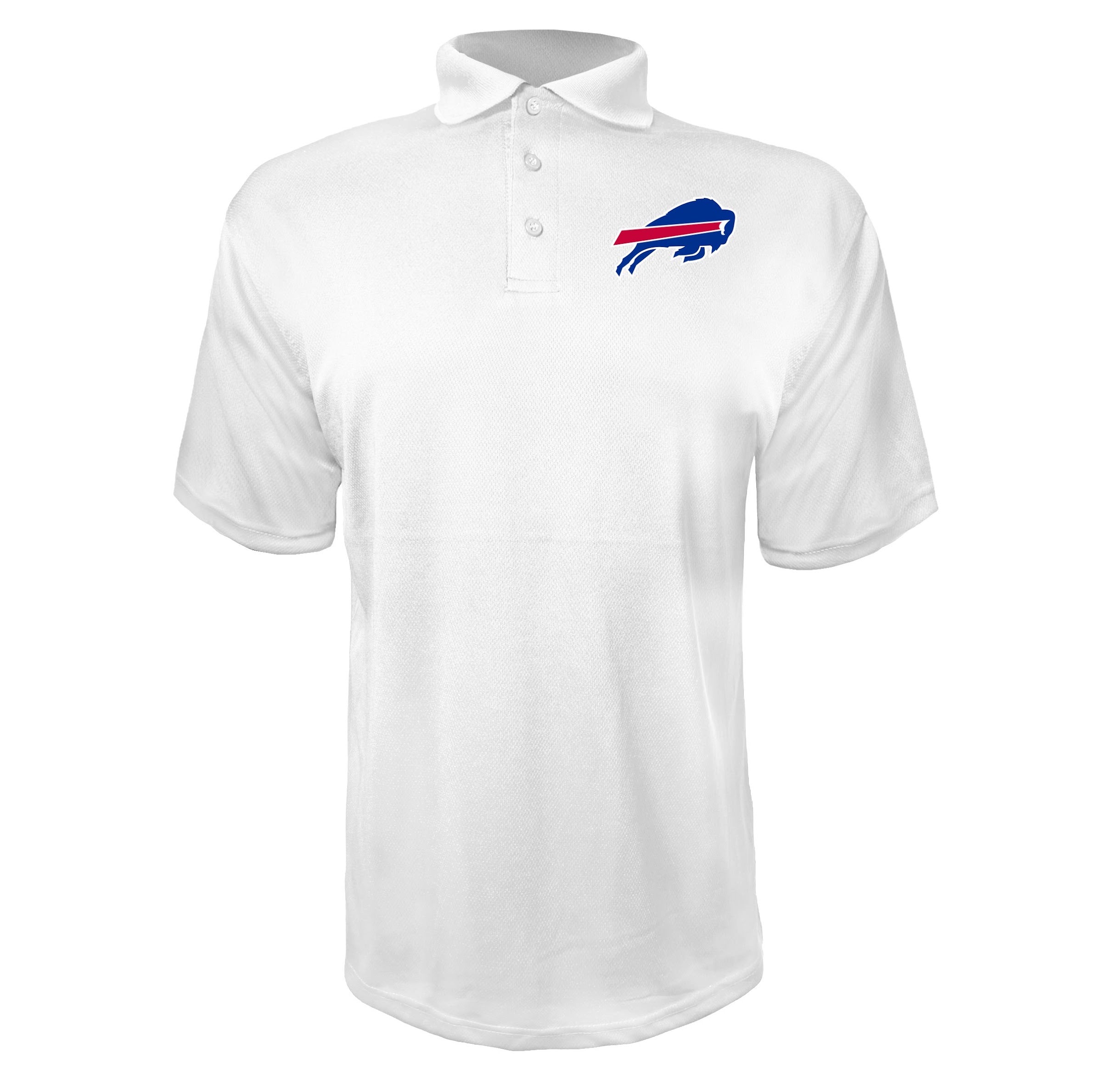 Buffalo Bills White polyester polo