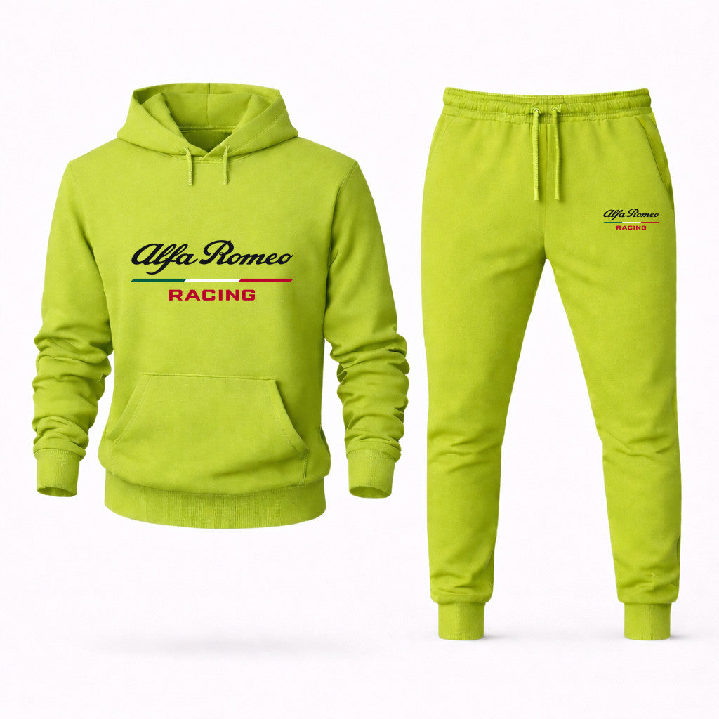 Alfa Romeo Racing Hoodie and Joggers Set - Lime Green