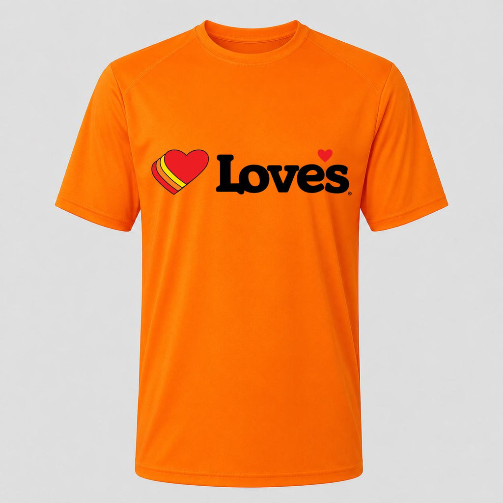 Men's Love's Travel Stops Performance T-Shirt - Orange