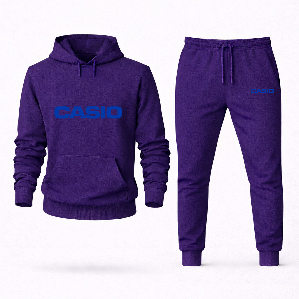 Casio Hoodie and Joggers Set - Purple