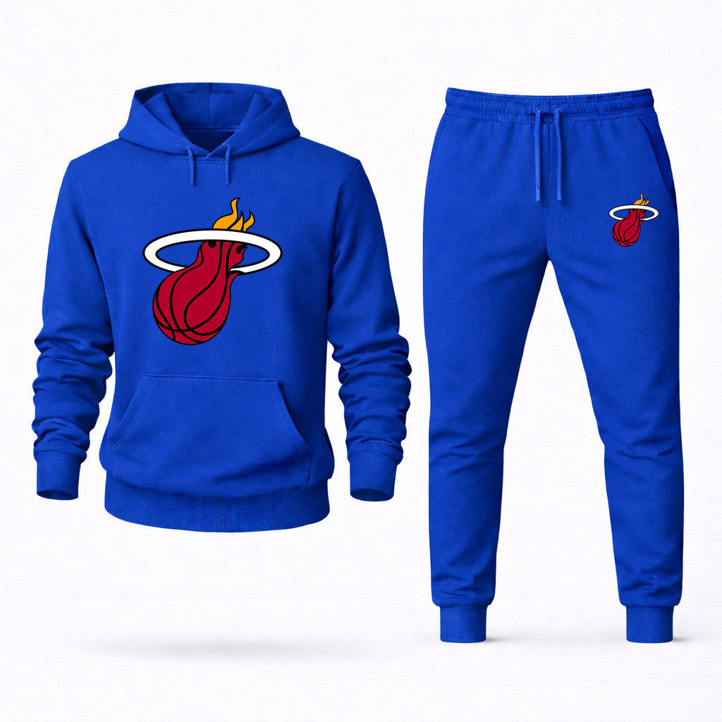 Miami Heat Hoodie and Joggers Set - Blue