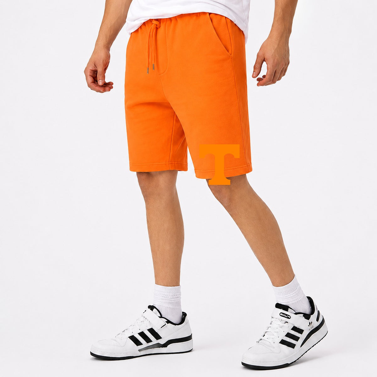 Men's Tennessee Volunteers Logo Cotton Shorts - Orange