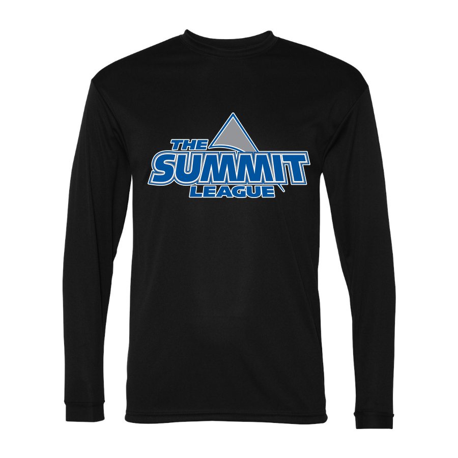 Men's The Summit League Polyester Long Sleeve T-Shirt - Black