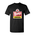Men's wendys logo png transparent Cotton T-Shirt - Black