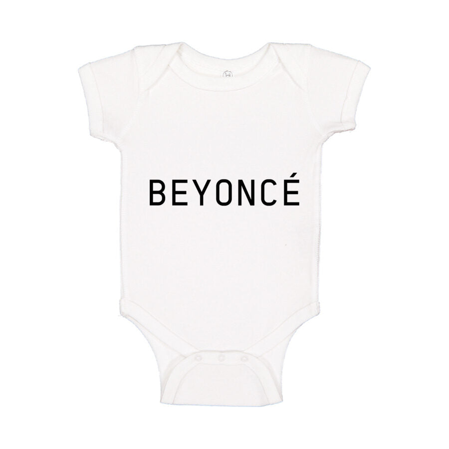 Beyoncé Baby Romper Onesie - White