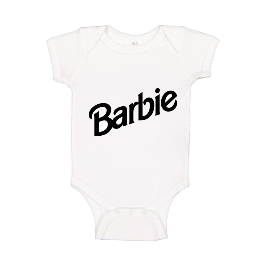 Barbie Baby Romper Onesie - White