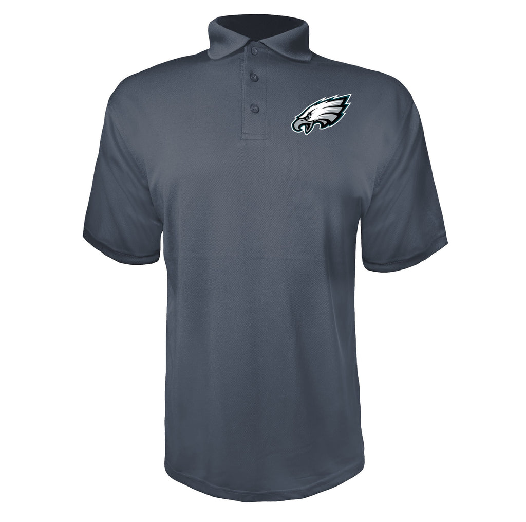 Philadelphia Eagles Charcoal polyester polo