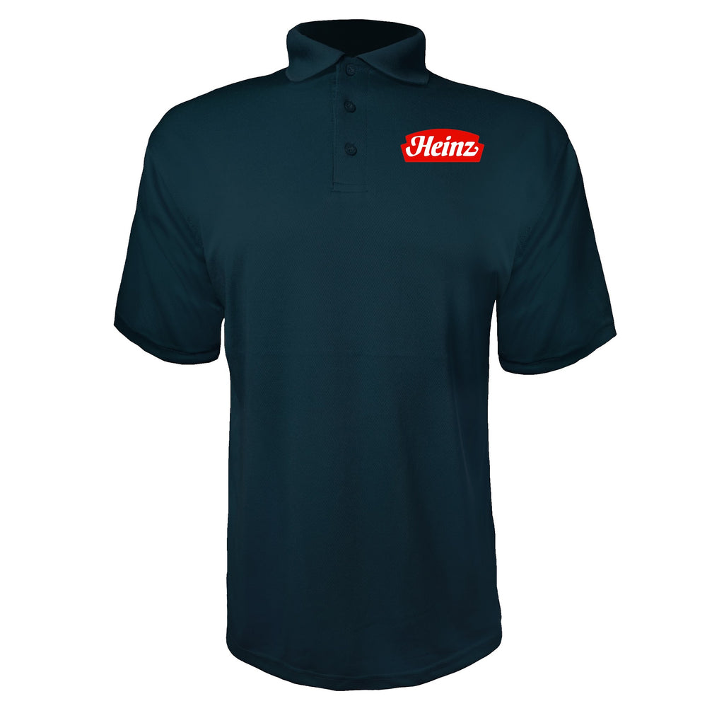 Heinz men's polyester polo in Navy