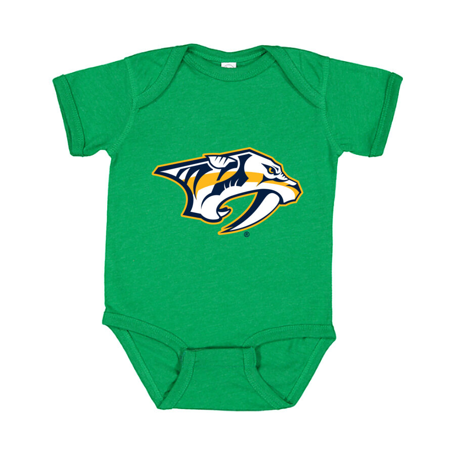 Nashville Predators Baby Romper Onesie - Green