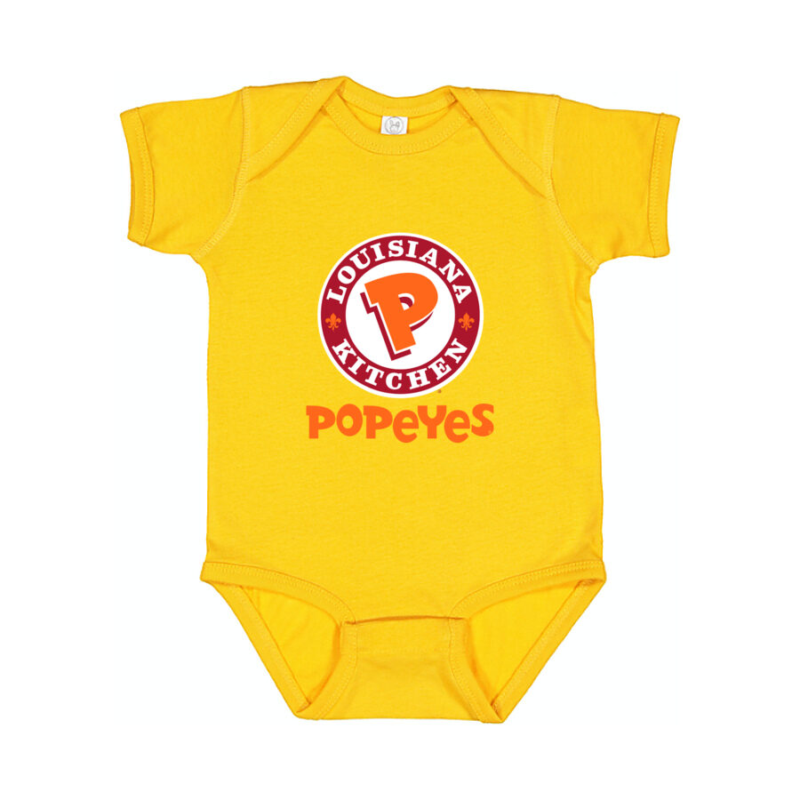 Popeyes Baby Romper Onesie - Yellow