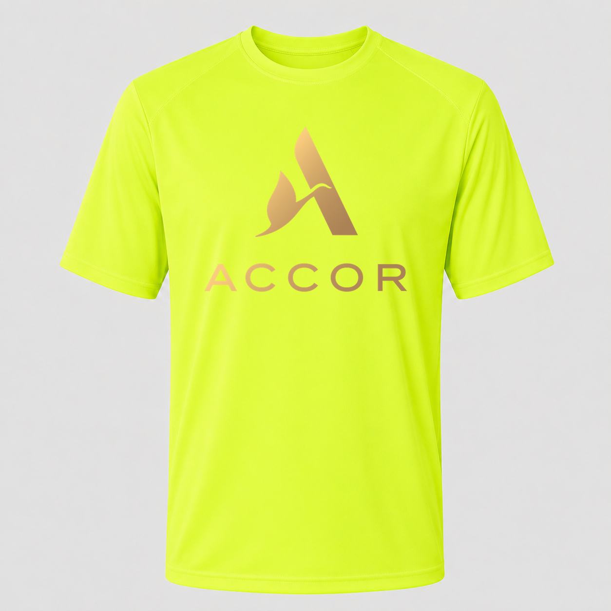 Men's Accor Performance T-Shirt - Safety Green