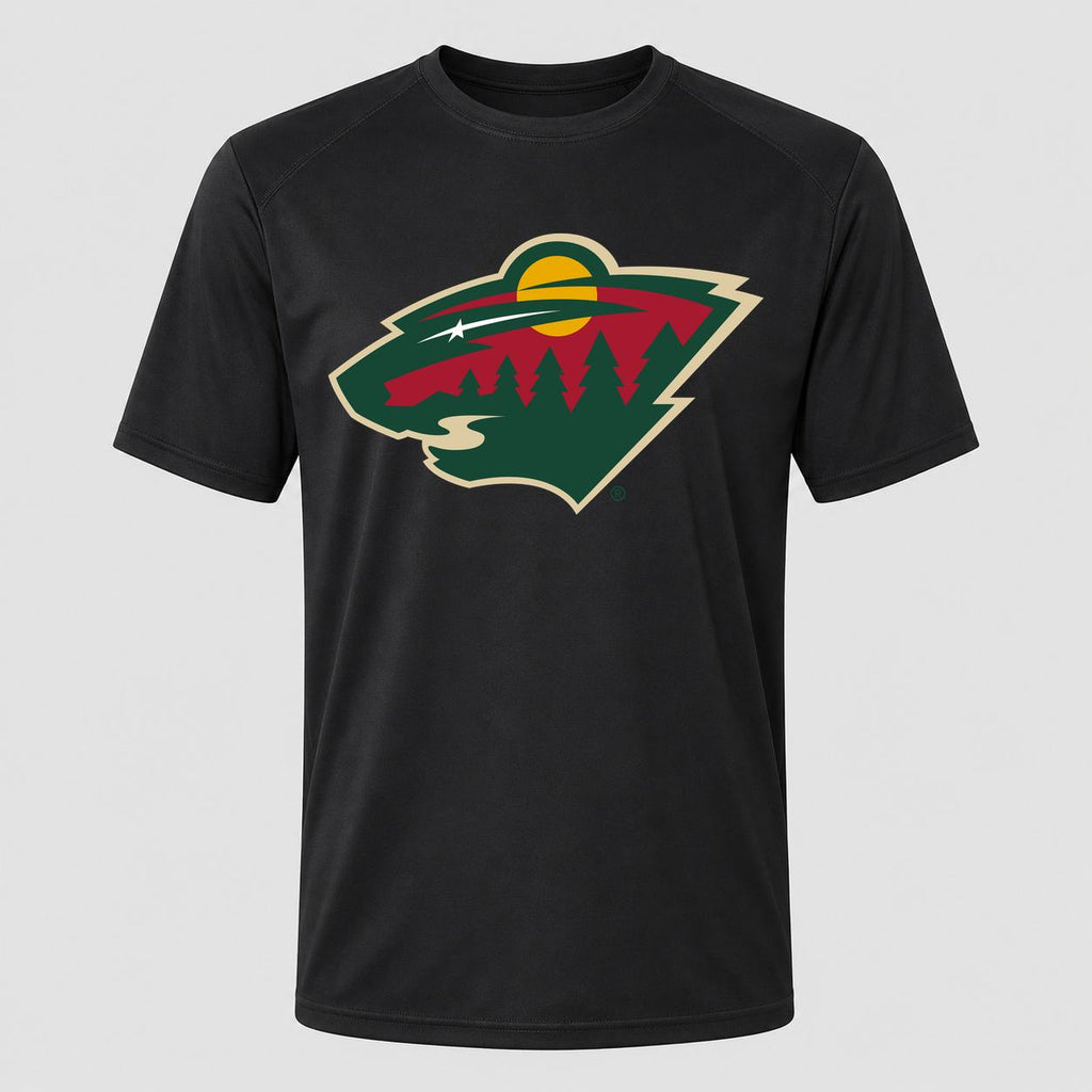 Men's Minnesota Wild Performance T-Shirt - Black