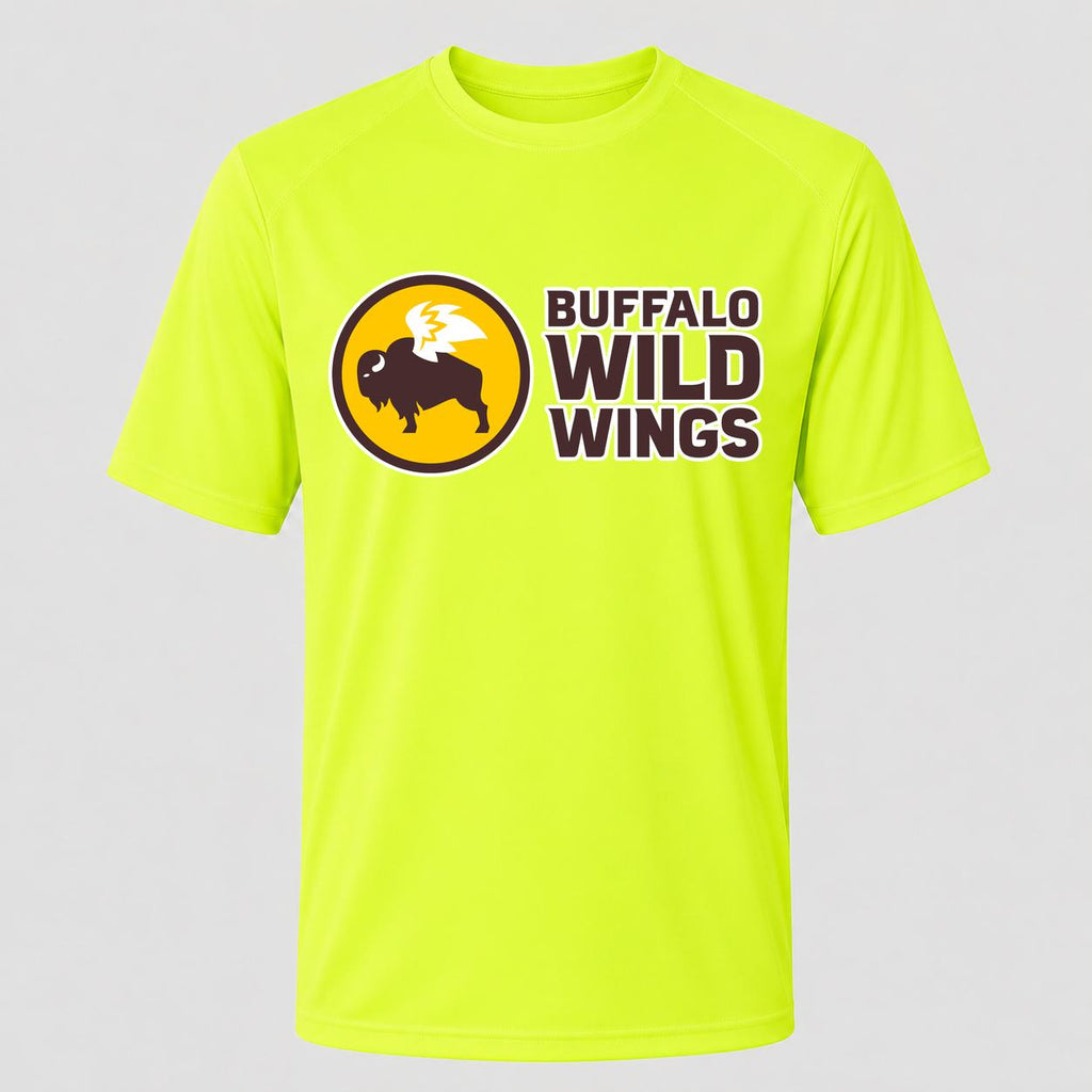 Men's Buffalo Wild Wings Performance T-Shirt - Safety Green