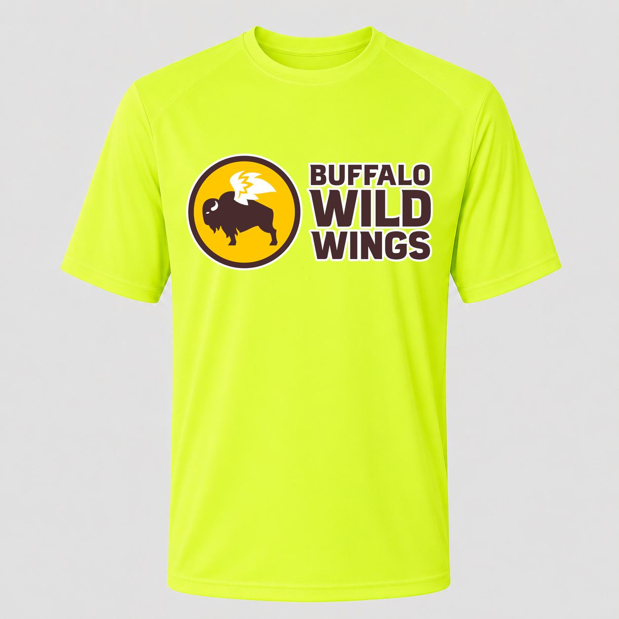 Men's Buffalo Wild Wings Performance T-Shirt - Safety Green