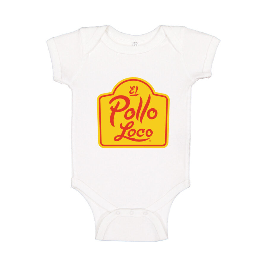 El Pollo Loco Baby Romper Onesie - White