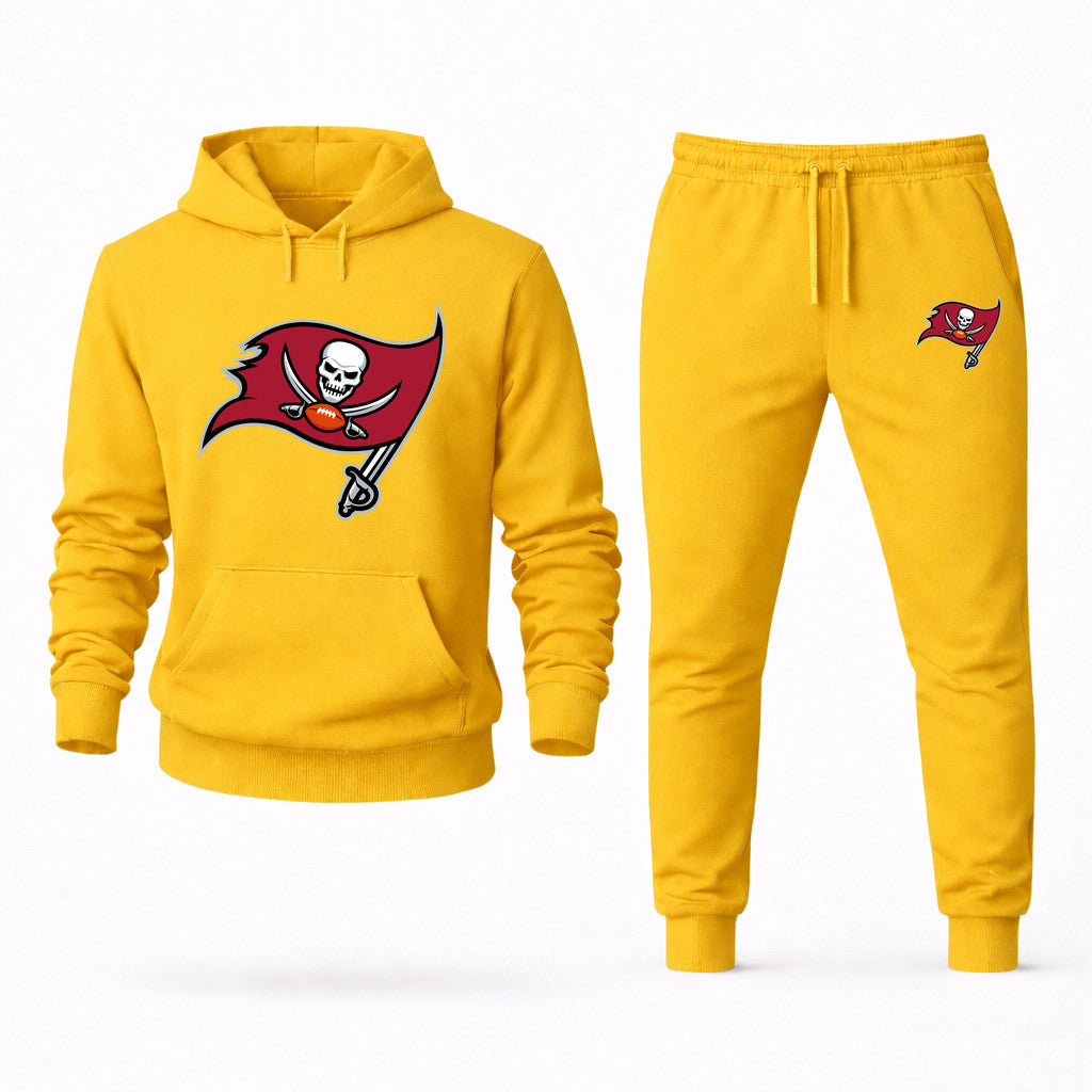 Tampa Bay Buccaneers Hoodie and Joggers Set - Yellow