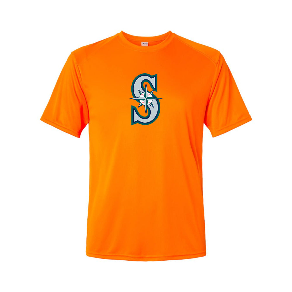 Seattle Mariners Polyester T-Shirt - Orange