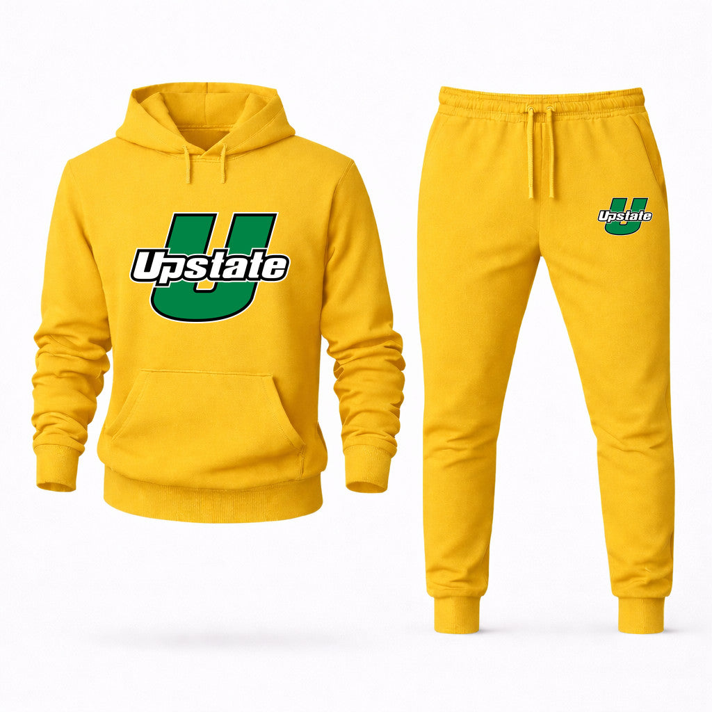 USC Upstate Spartans Hoodie and Joggers Set - Yellow