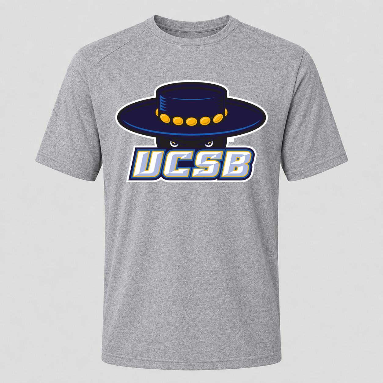Men's UCSB Gauchos Performance T-Shirt - Gray