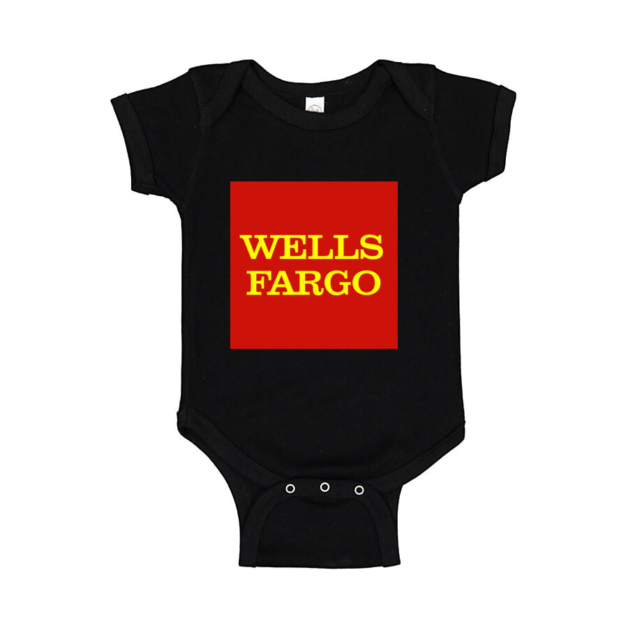 Wells Fargo Baby Romper Onesie - Black