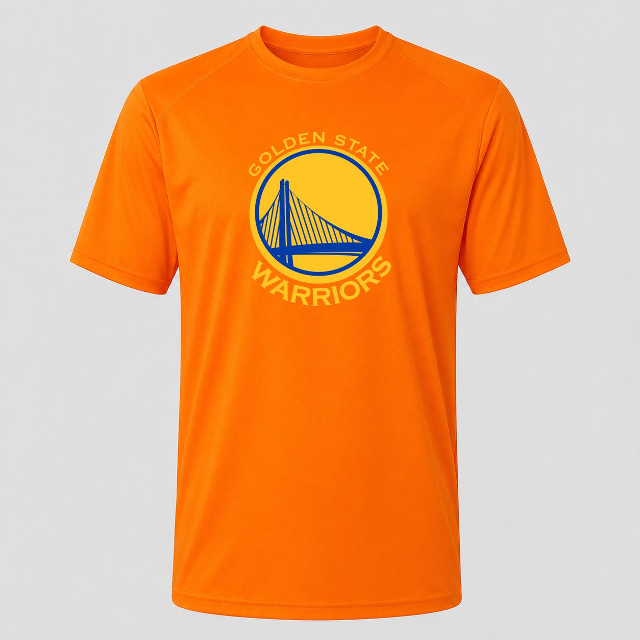 Men's Golden State Warriors Yellow Performance T-Shirt - Orange