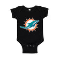 Miami Dolphins Baby Romper Onesie - Black